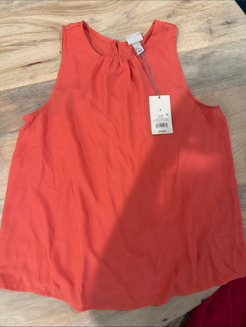 Orange sleeveless dress tank from target NWT